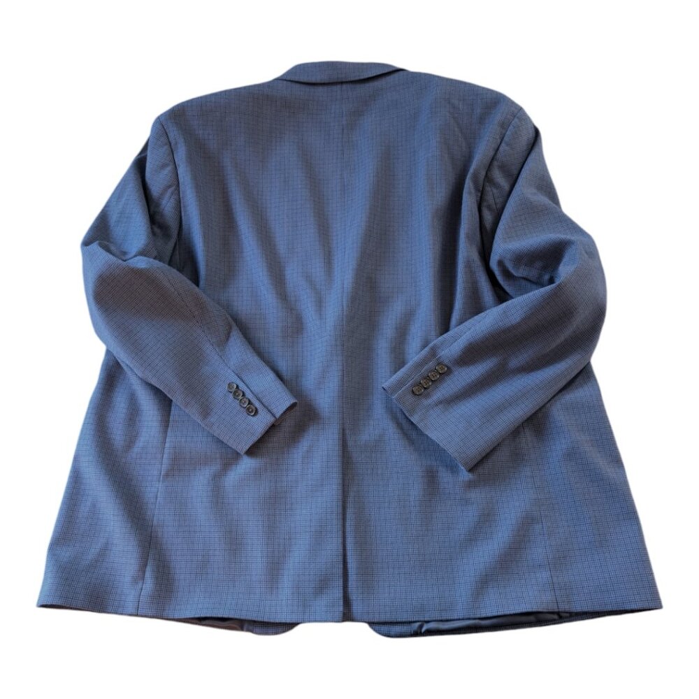 Lauren Ralph Lauren Men’s Big & Tall Blue Suit Jacket Blazer, Sport Coat, 56L - Picture 4 of 11